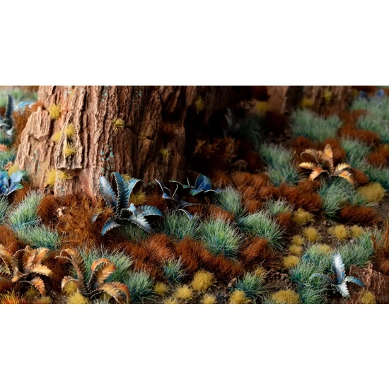 Gamers Grass – Alien Turquoise (Wild)  6 mm | Turkusowe kępki trawy sci-fi i fantasy do dioram i podstawek